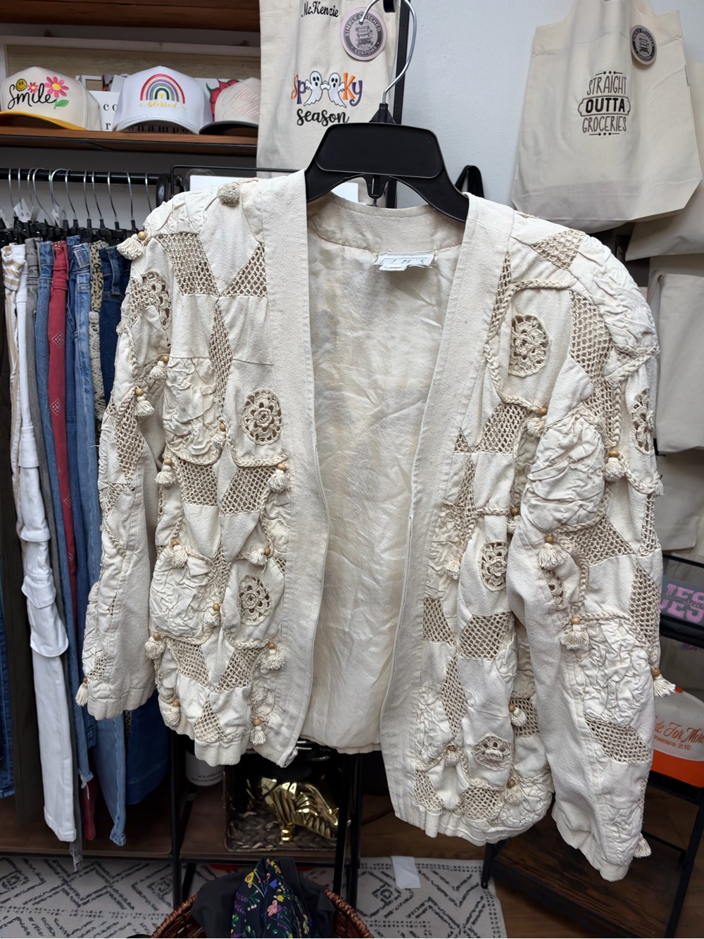 Vintage Alert 🚨🚨🚨 LIMS Lace cardigan size M
